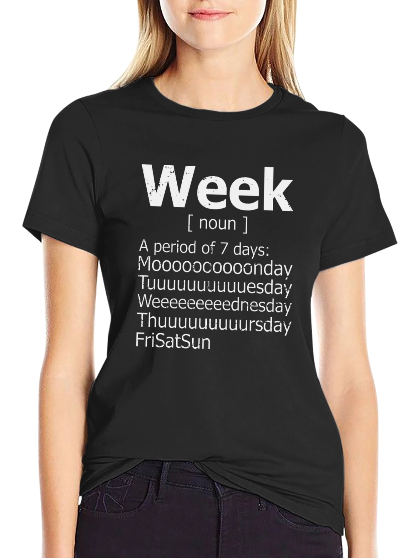 Humorous Week Definition T-Shirt