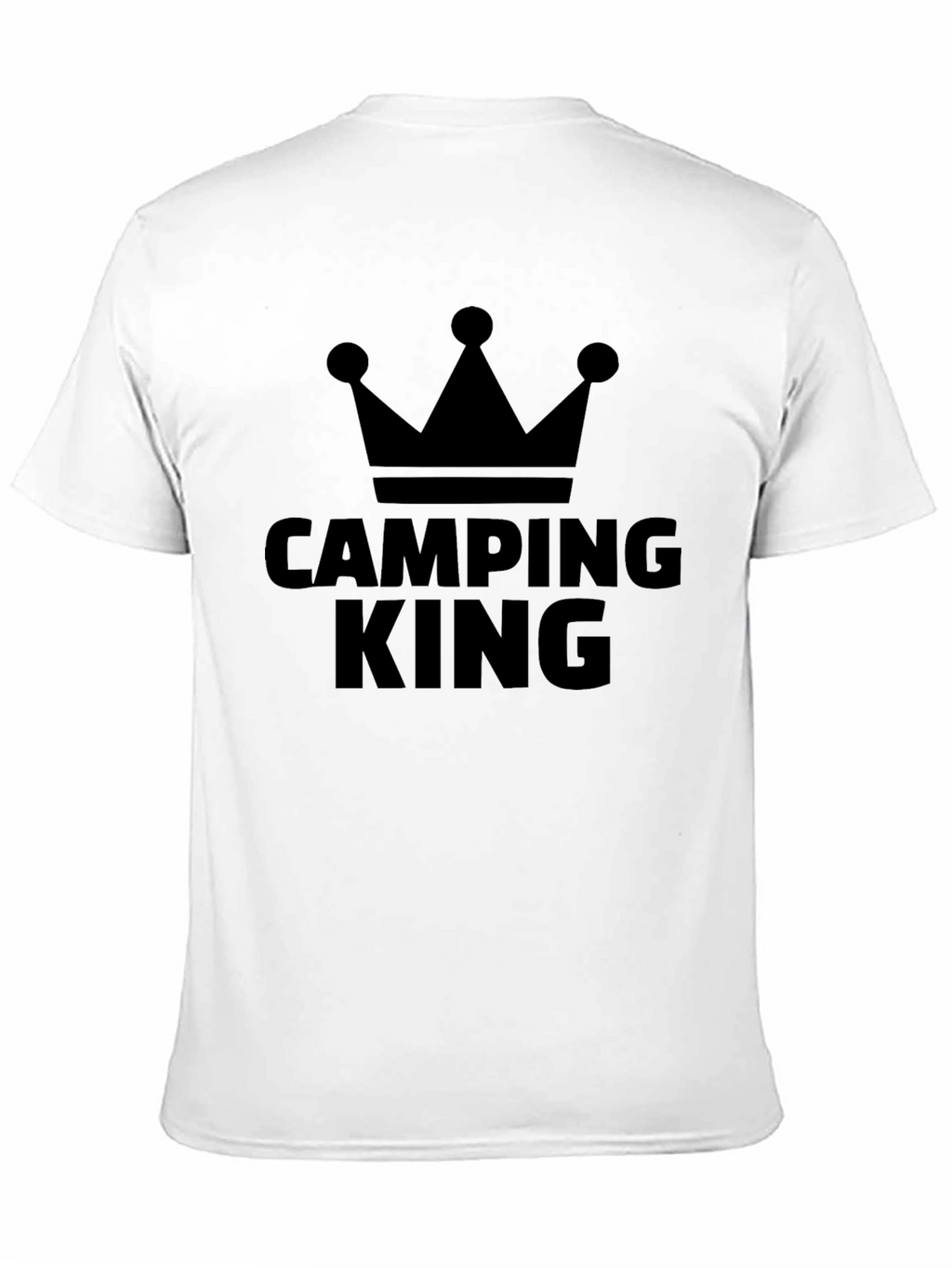 Camping King Black T-Shirt