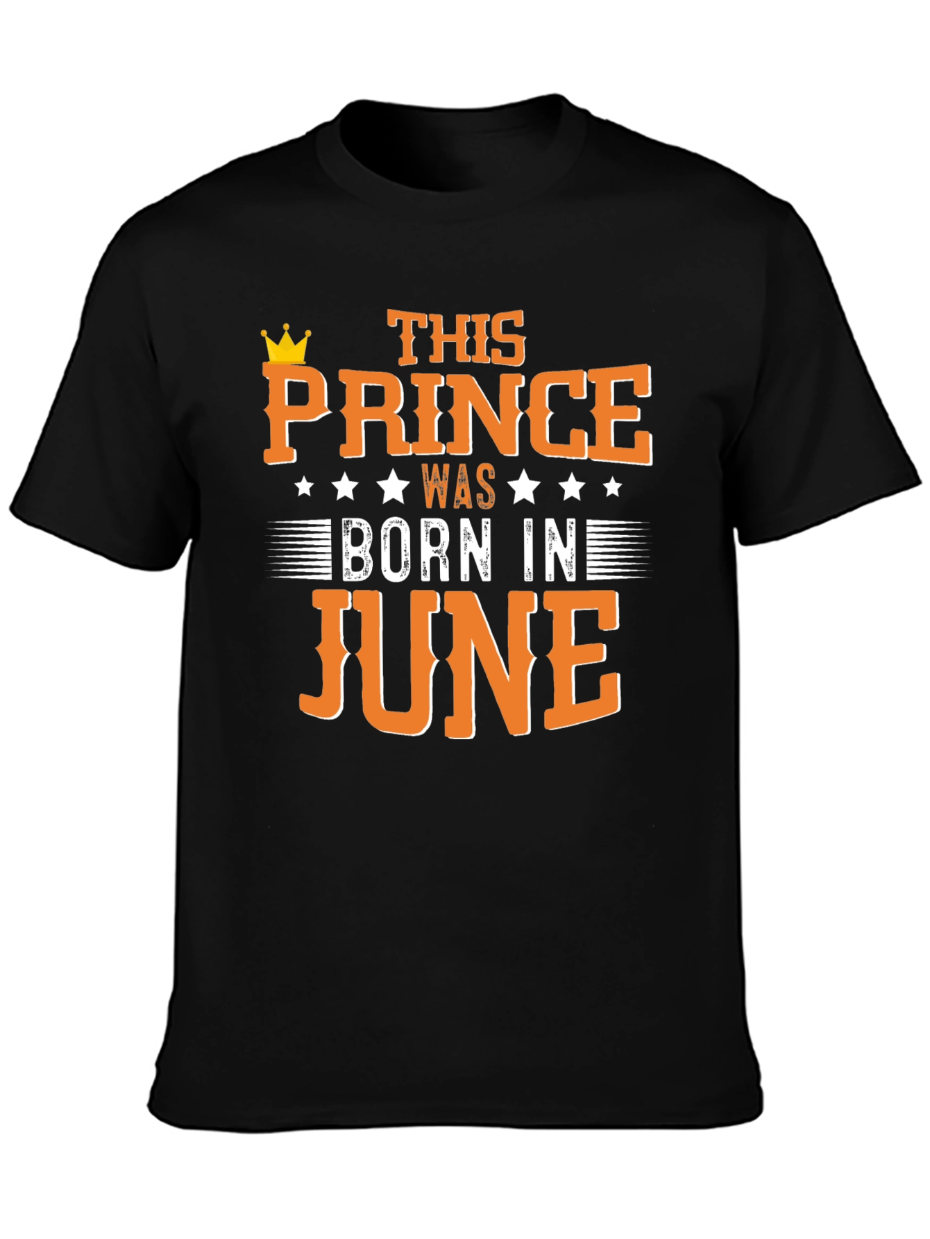 Prince Born in June Black T-Shirt