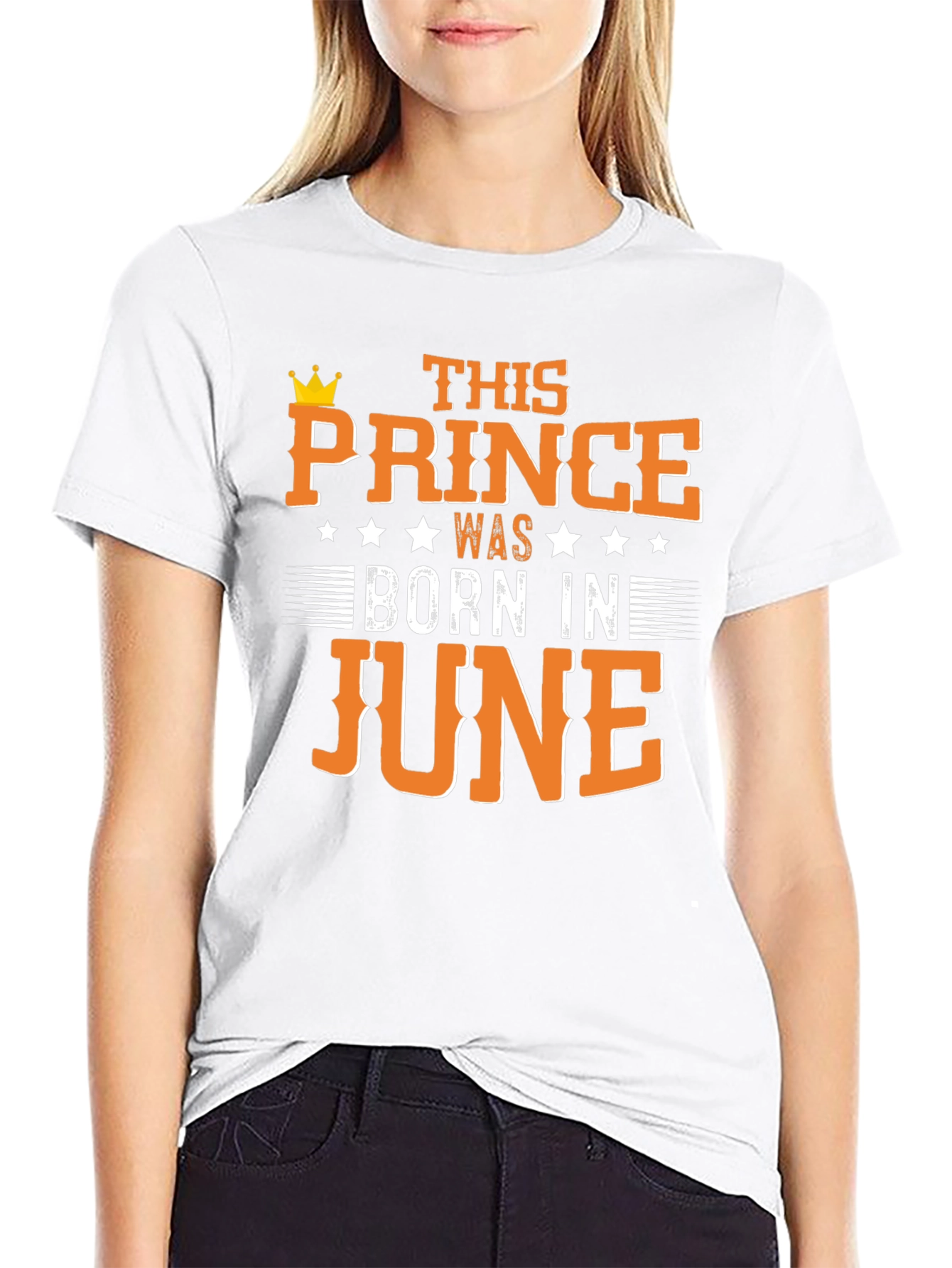 Prince Born in June Black T-Shirt