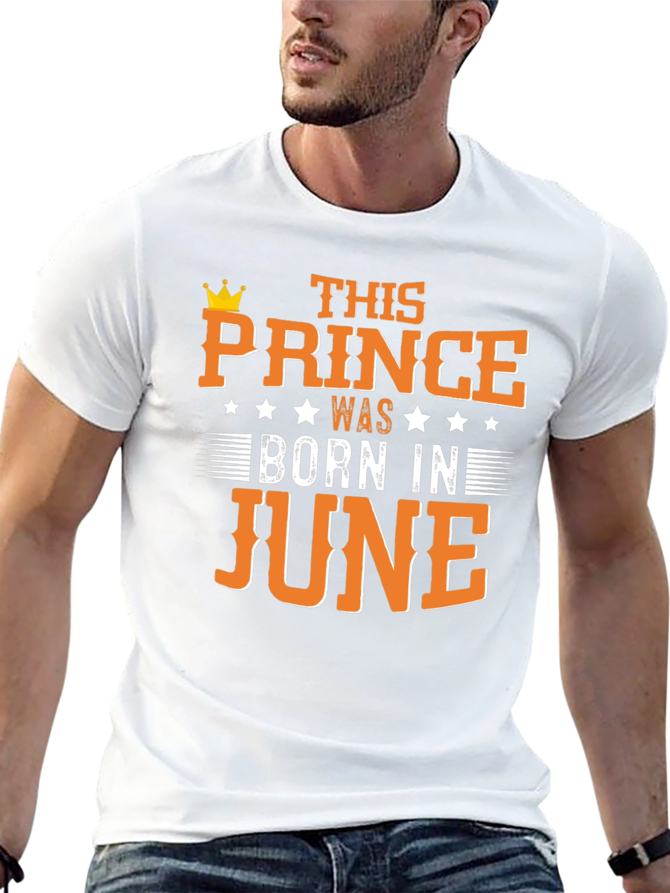 Prince Born in June Black T-Shirt