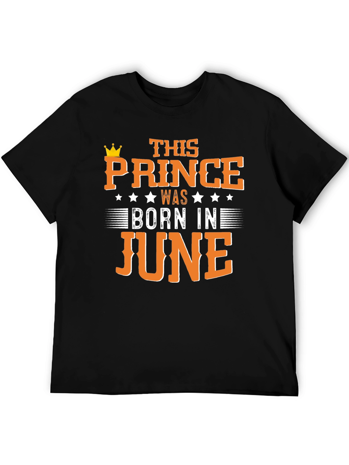 Prince Born in June Black T-Shirt
