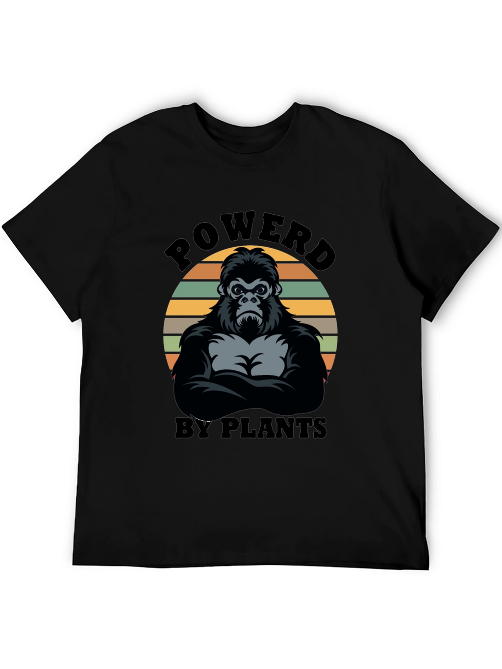 Powered By Plants Gorilla Graphic Tee