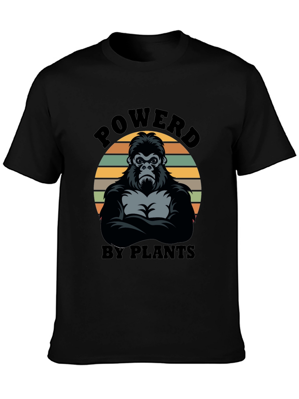 Powered By Plants Gorilla Graphic Tee