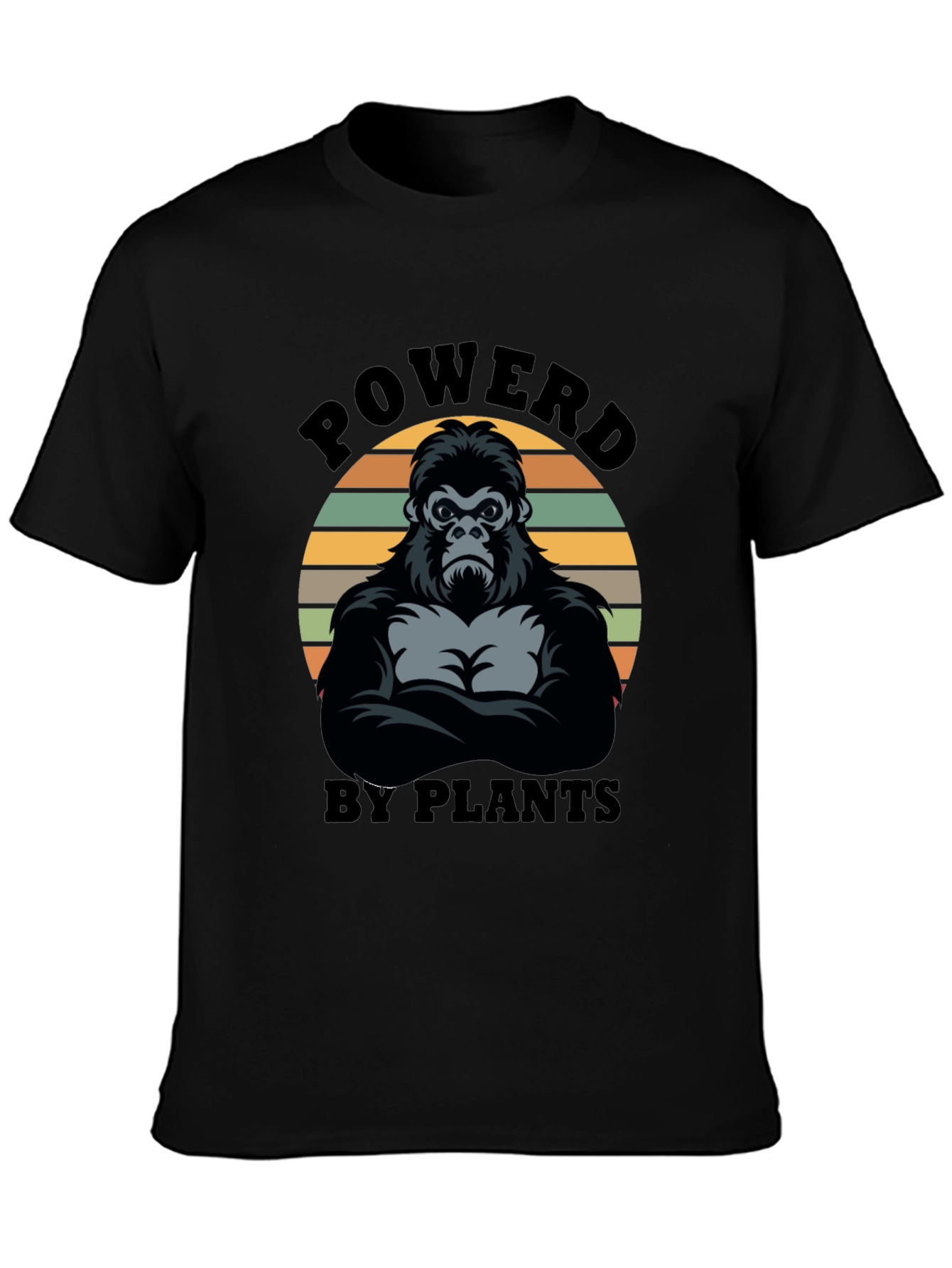 Powered By Plants Gorilla Graphic Tee