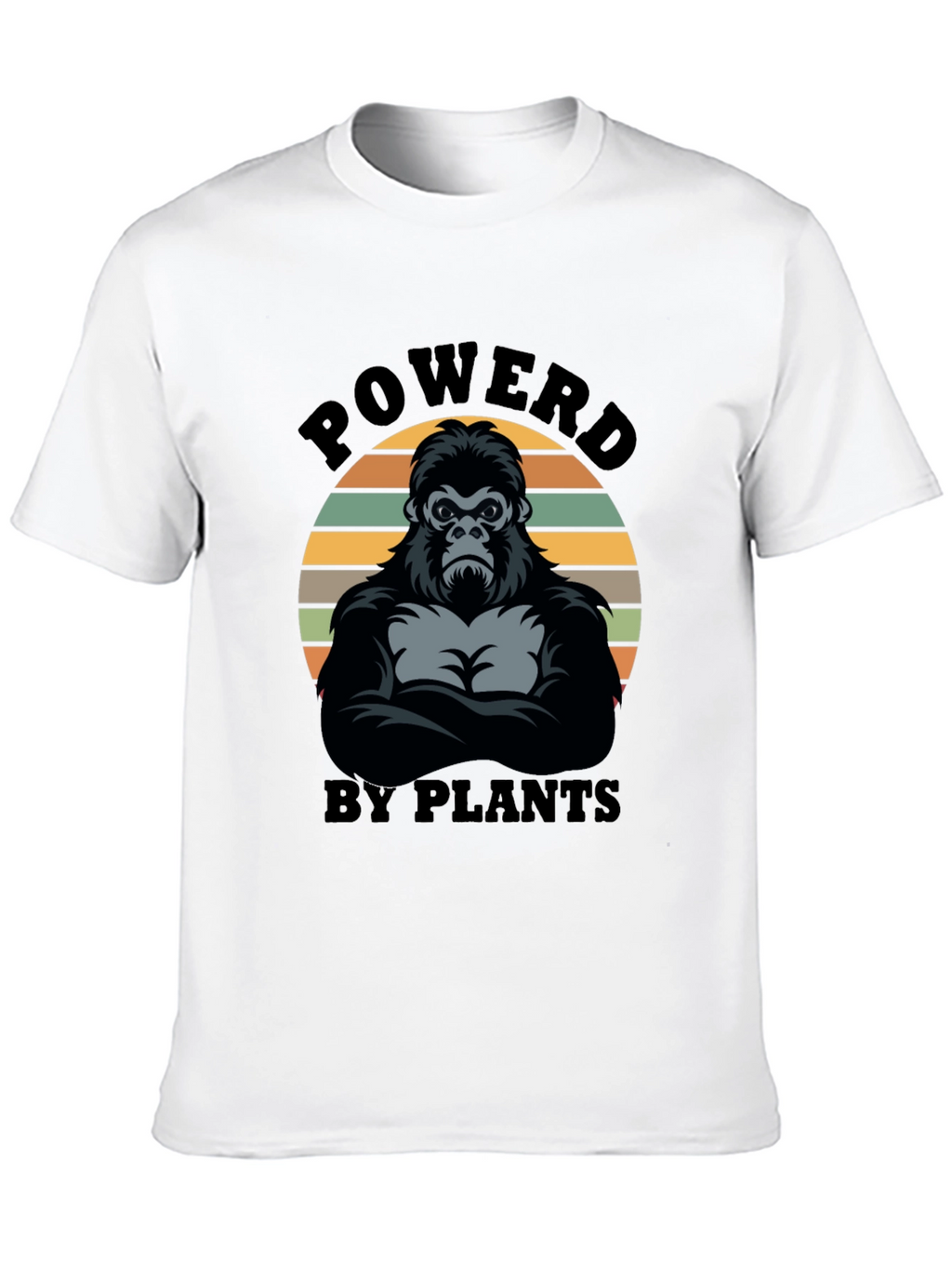 Powered By Plants Gorilla Graphic Tee