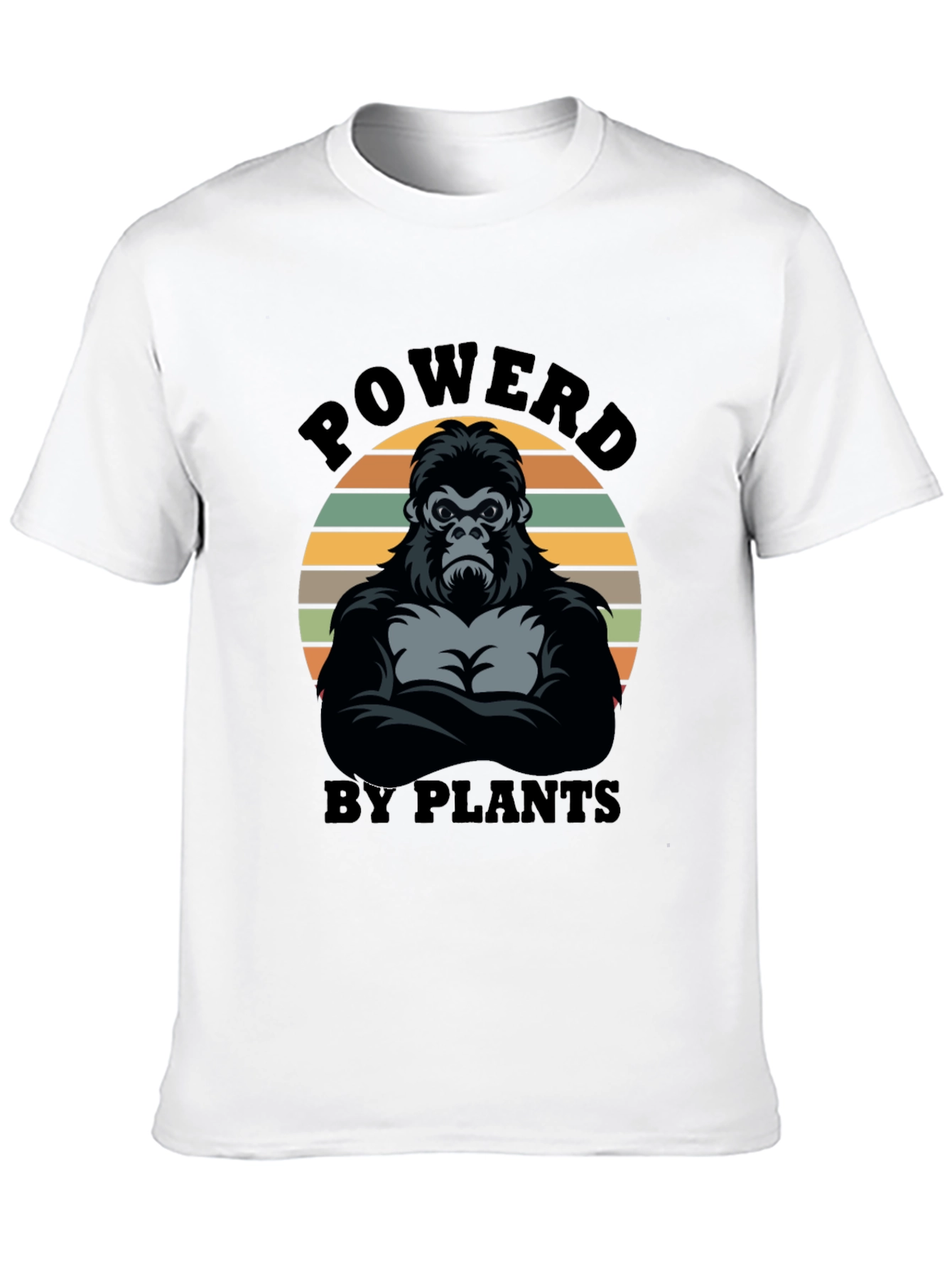 Powered By Plants Gorilla Graphic Tee