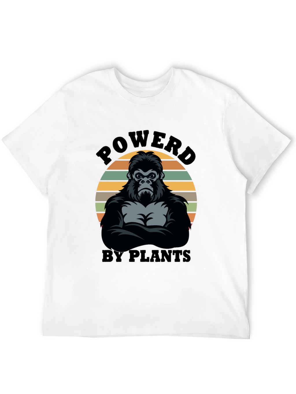 Powered By Plants Gorilla Graphic Tee