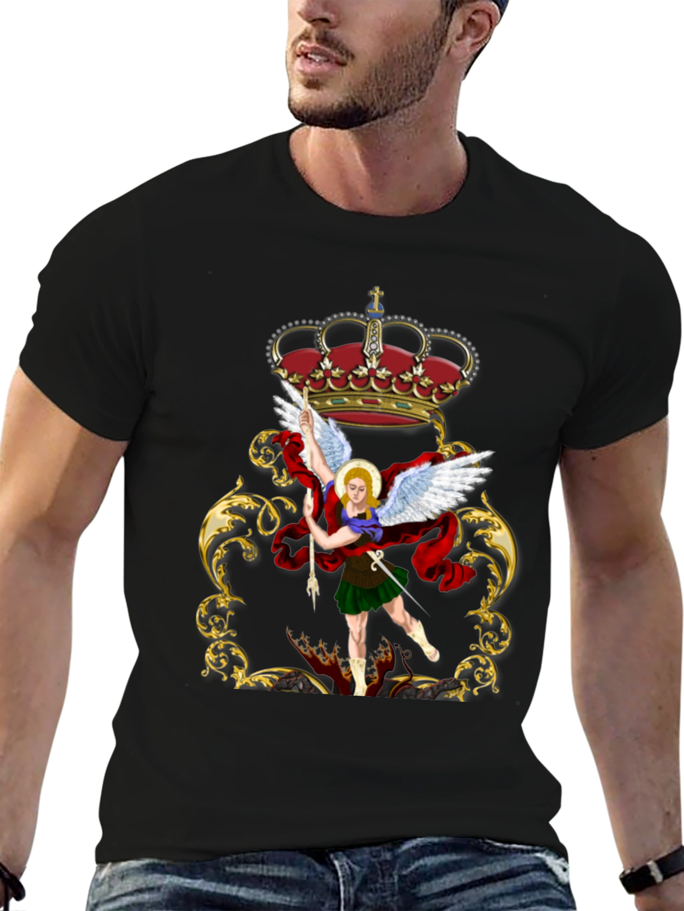 Saint Michael Graphic T-Shirt