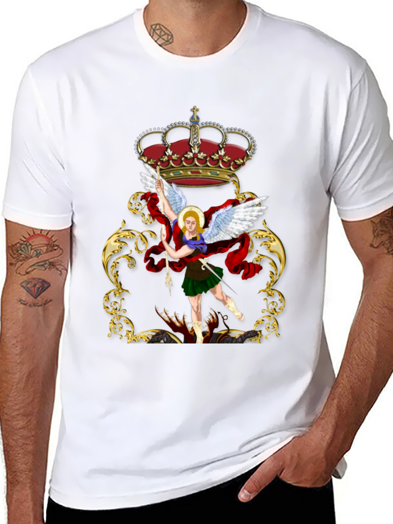 Saint Michael Graphic T-Shirt