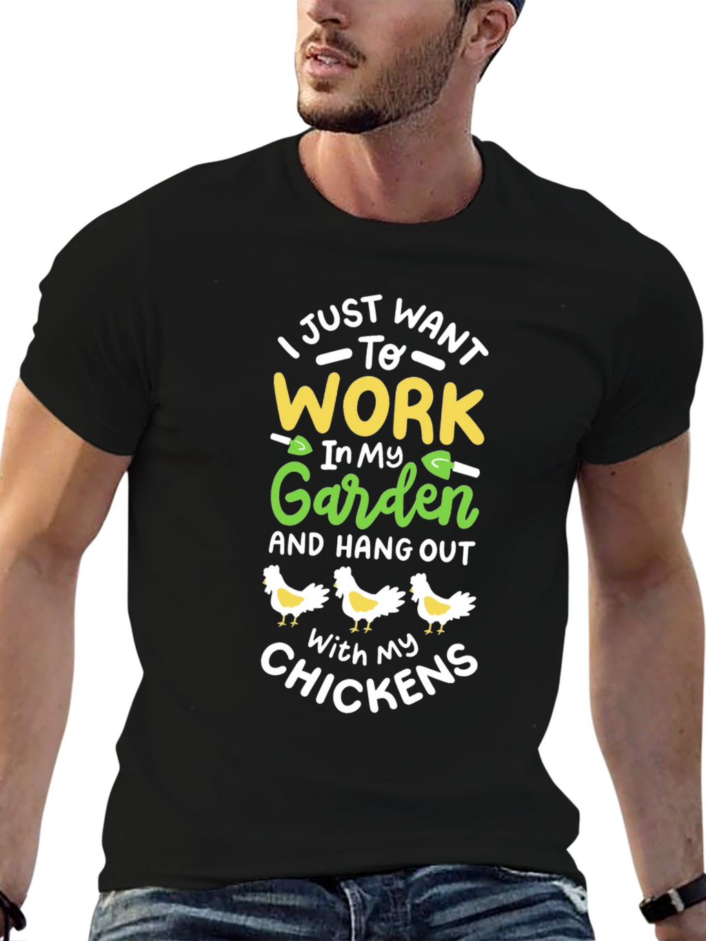 Gardening Chicken Lover T-Shirt