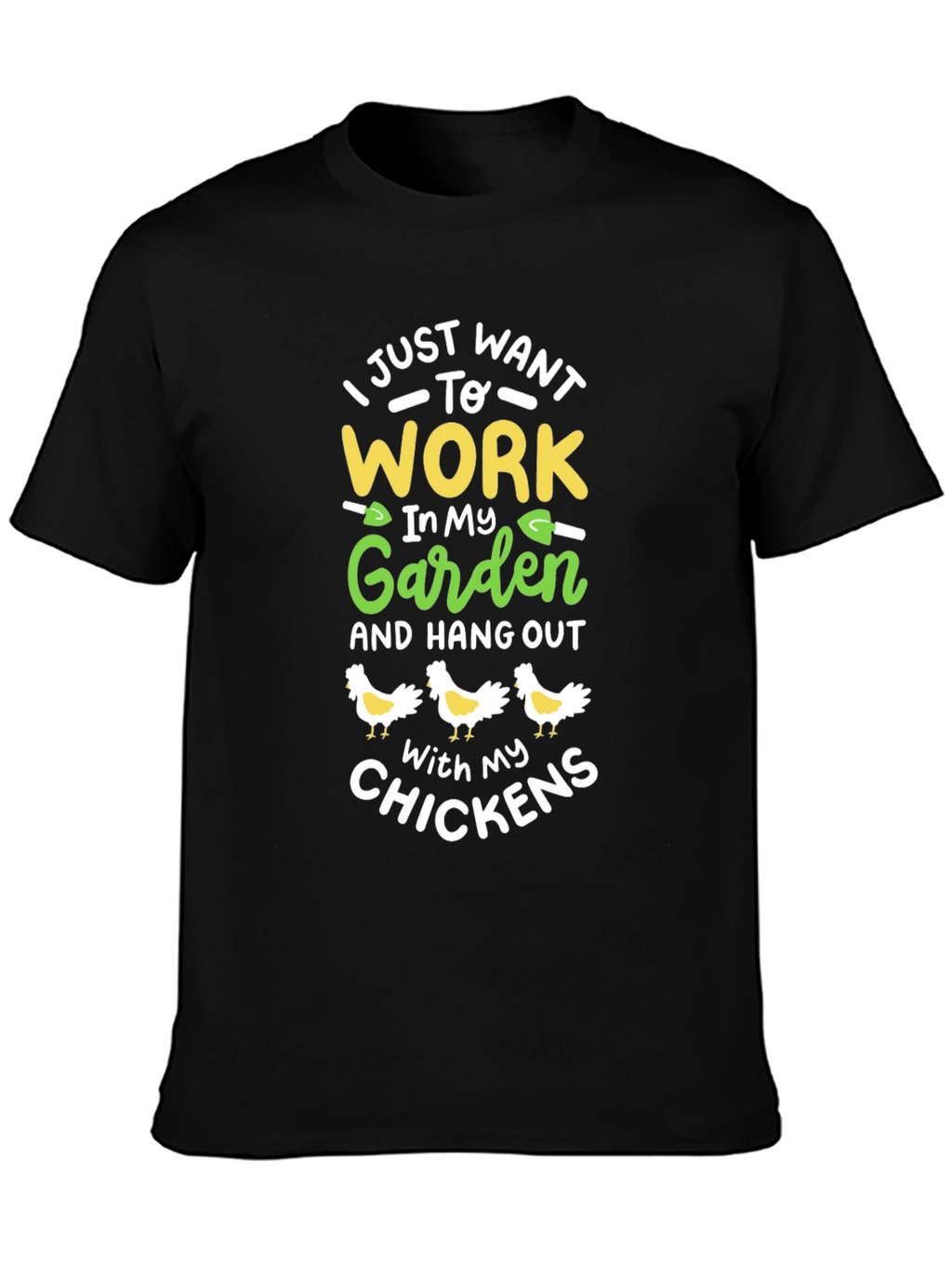 Gardening Chicken Lover T-Shirt