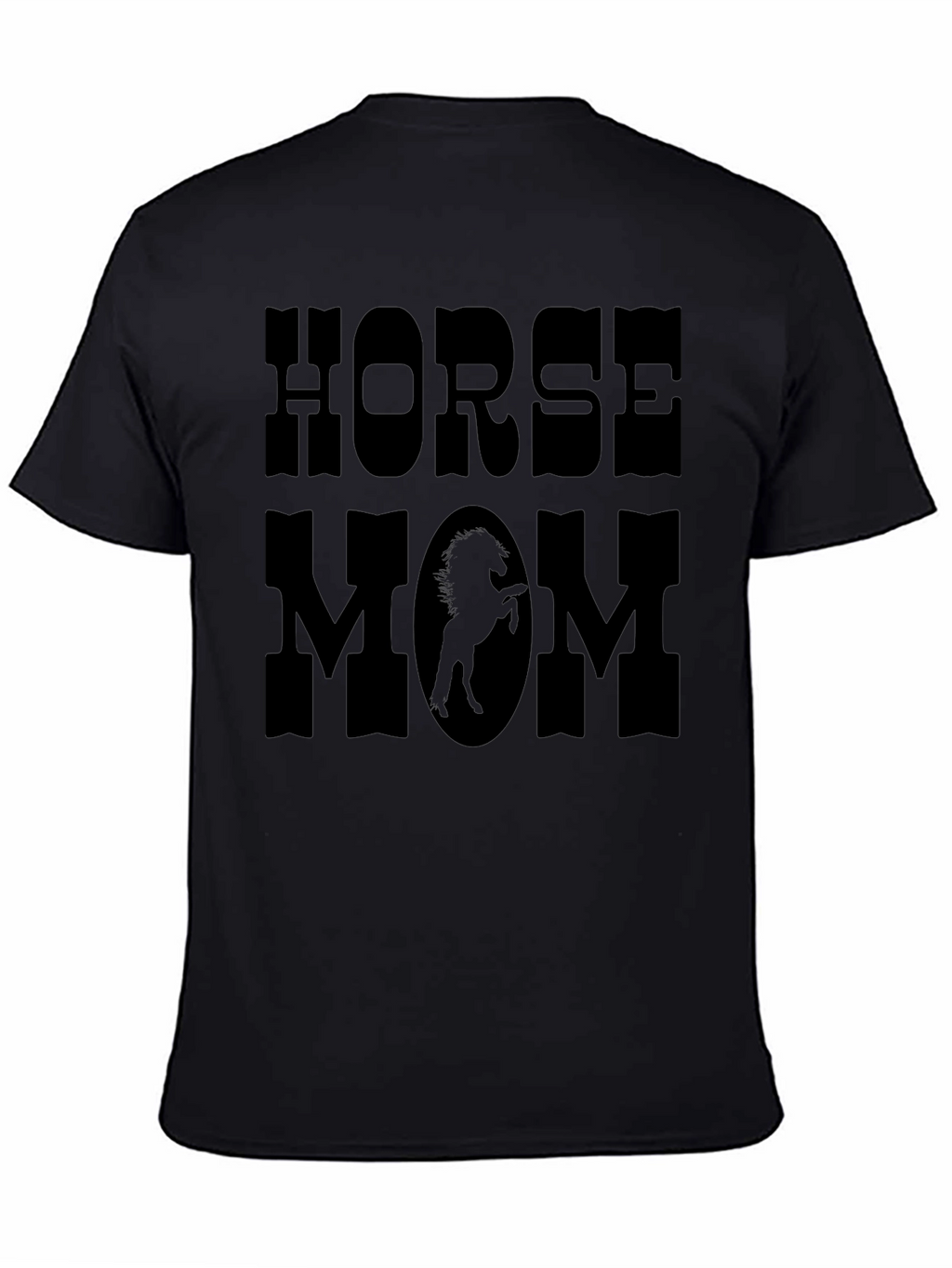 Horse Mom Graphic Print T-Shirt
