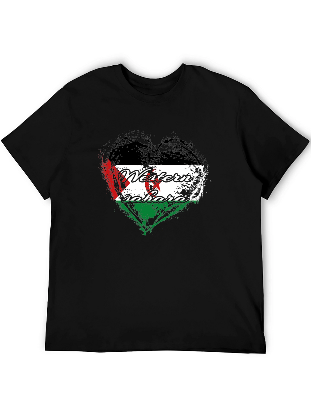 Western Sahara Heart Flag T-Shirt