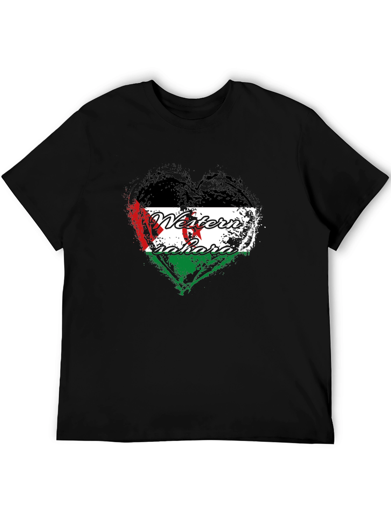 Western Sahara Heart Flag T-Shirt