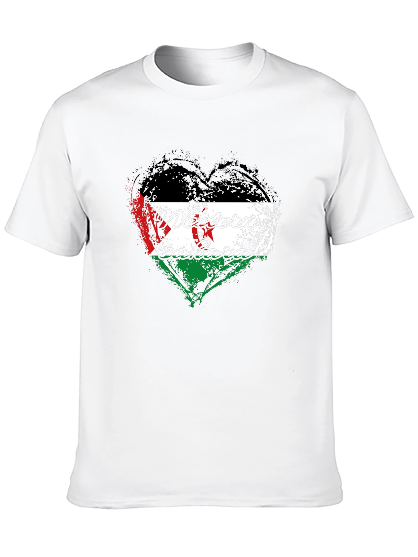 Western Sahara Heart Flag T-Shirt