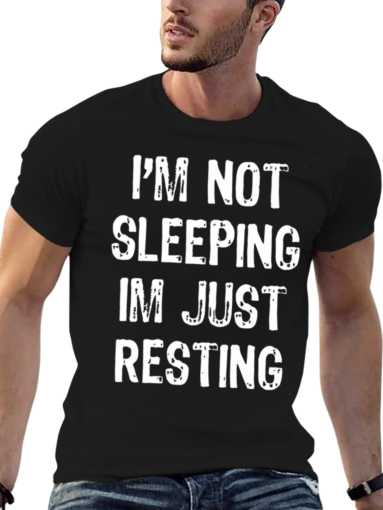 Im Not Sleeping Im Just Resting Funny T-Shirt