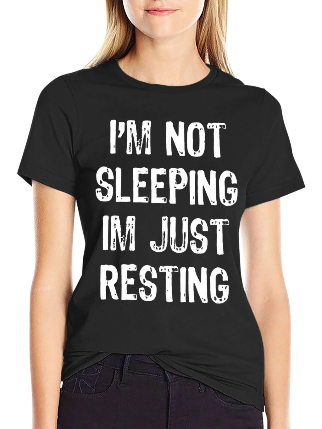Im Not Sleeping Im Just Resting Funny T-Shirt
