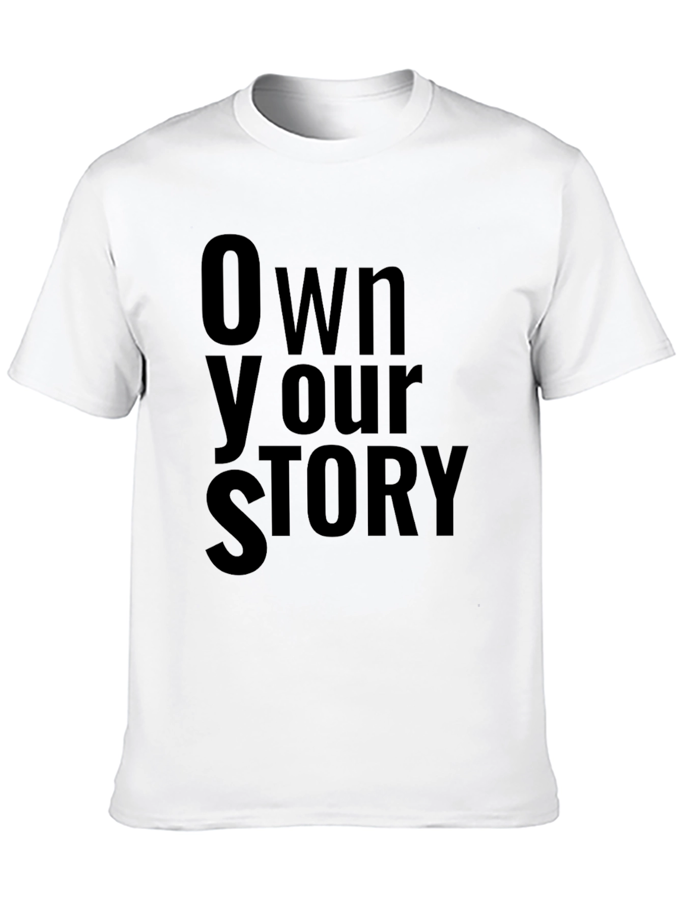 Own Your Story Black Graphic T-Shirt