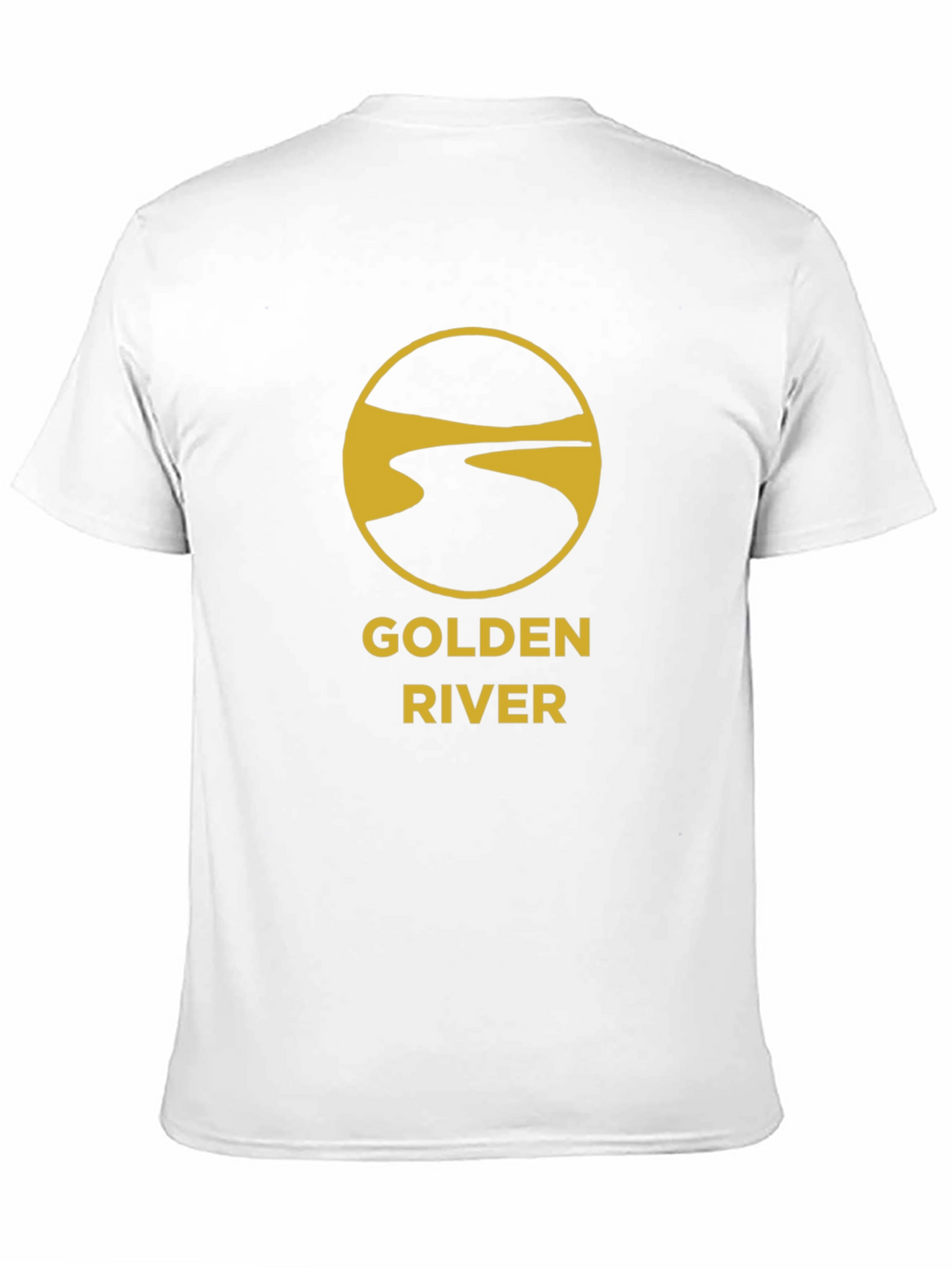 Golden River Graphic Tee - Stylish Black T-Shirt