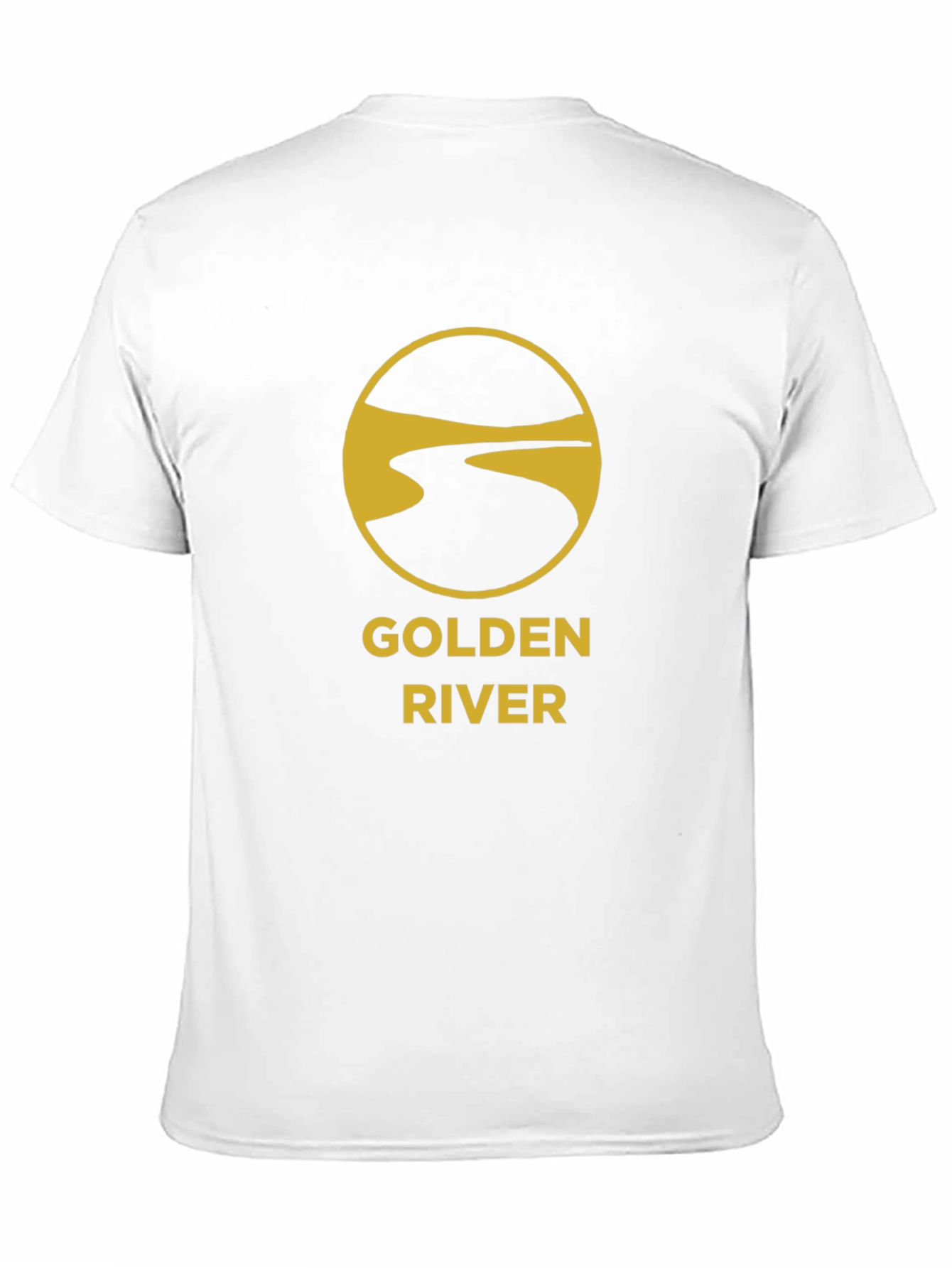 Golden River Graphic Tee - Stylish Black T-Shirt