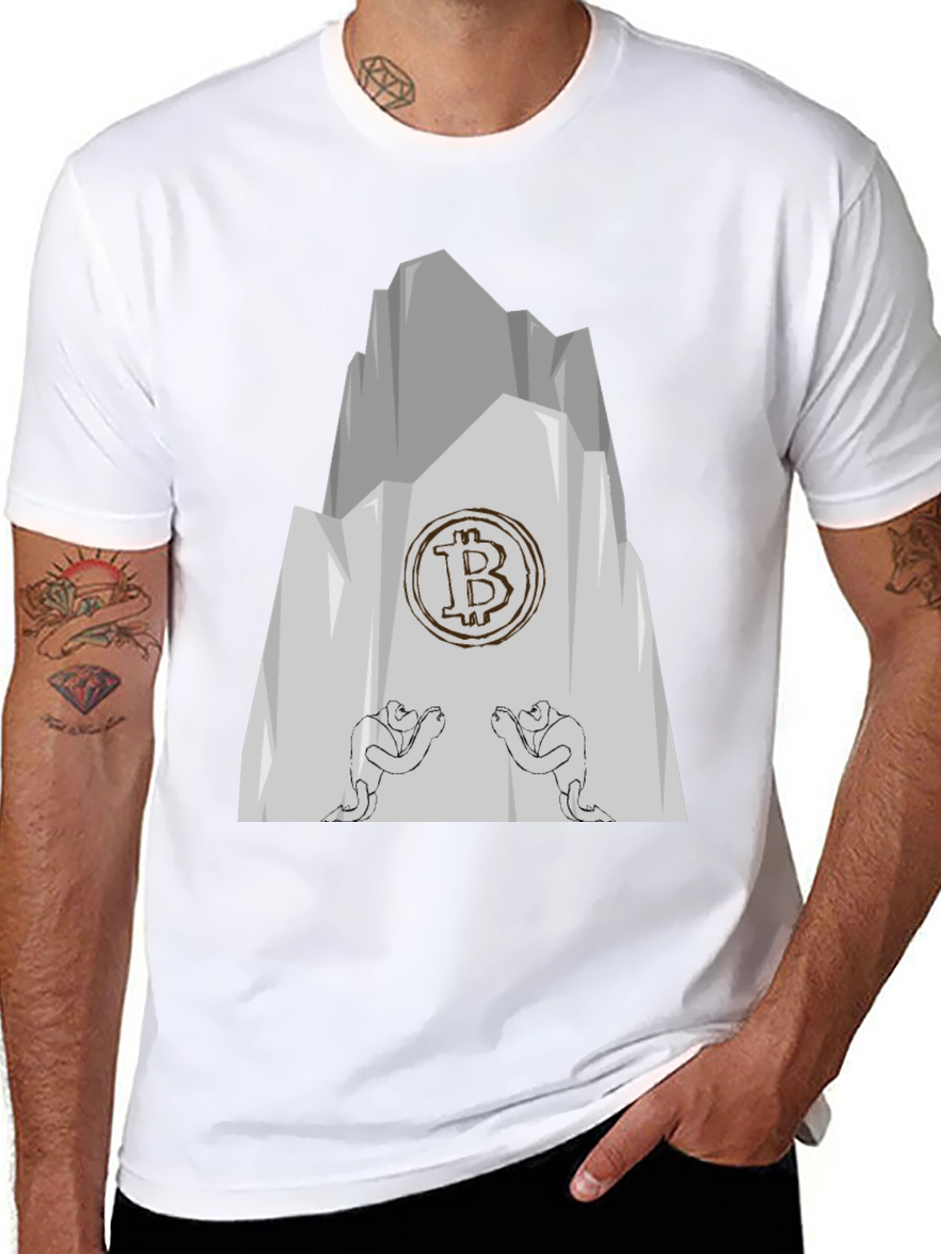 Bitcoin Mountain T-Shirt