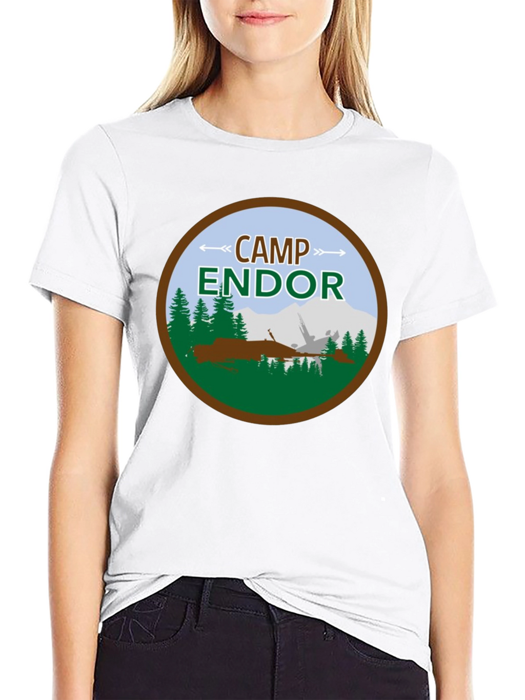 Camp Endor Black T-Shirt