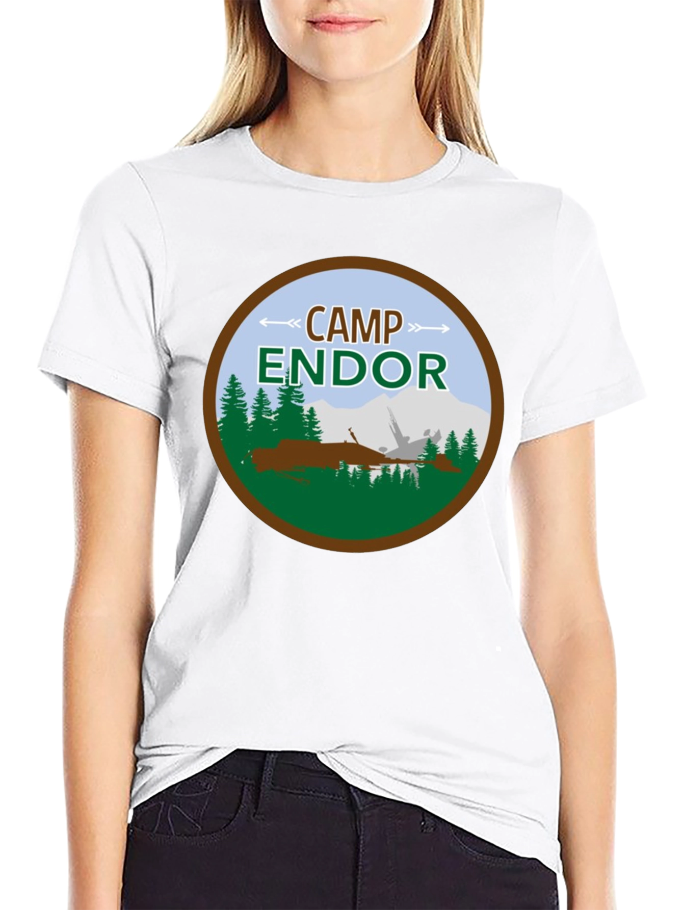 Camp Endor Black T-Shirt