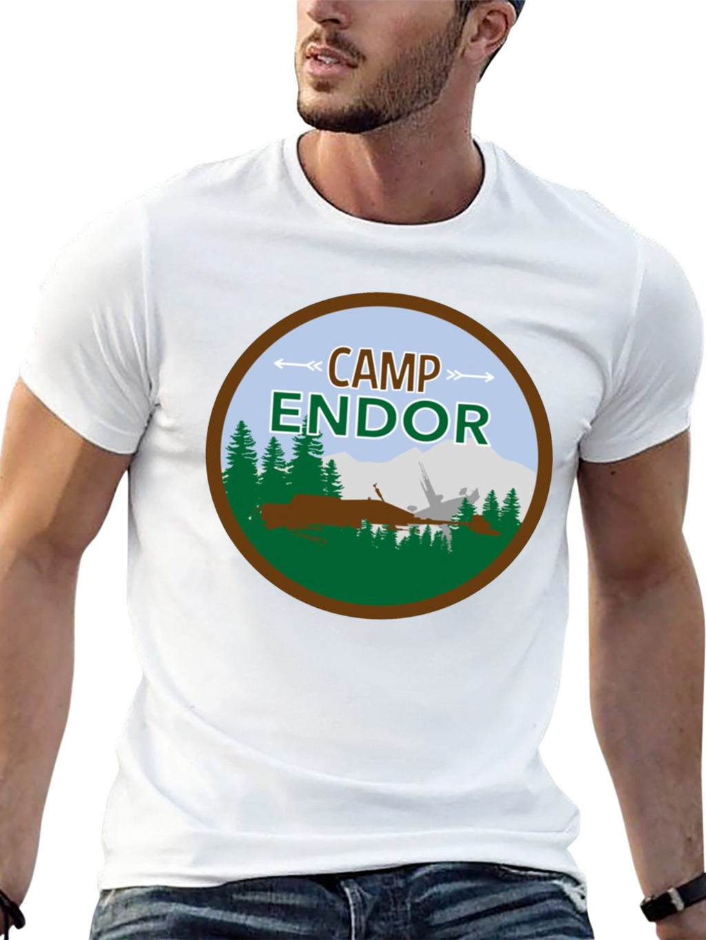 Camp Endor Black T-Shirt