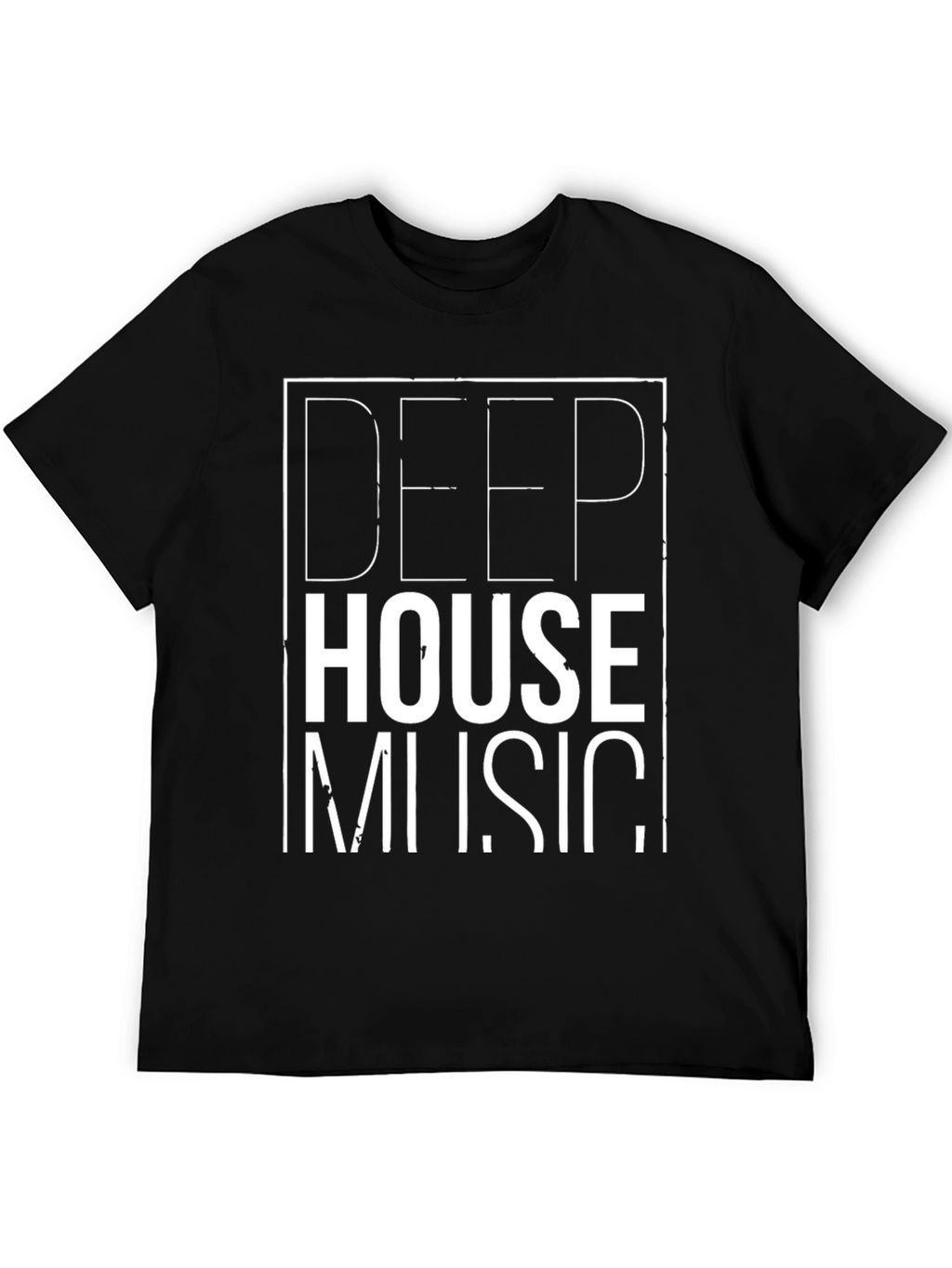 Deep House Music Graphic T-Shirt
