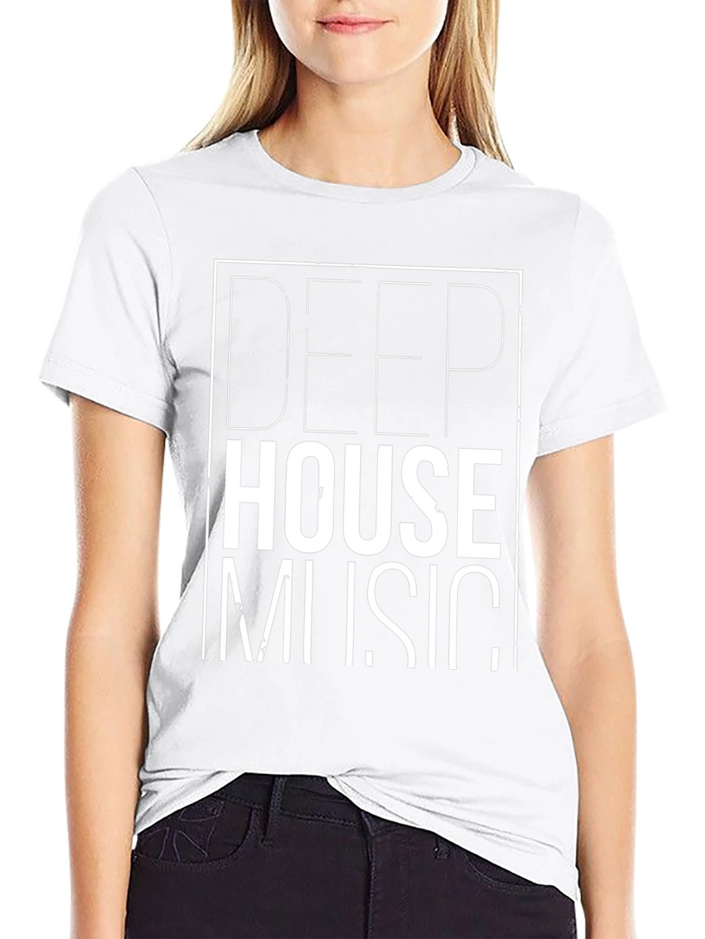Deep House Music Graphic T-Shirt