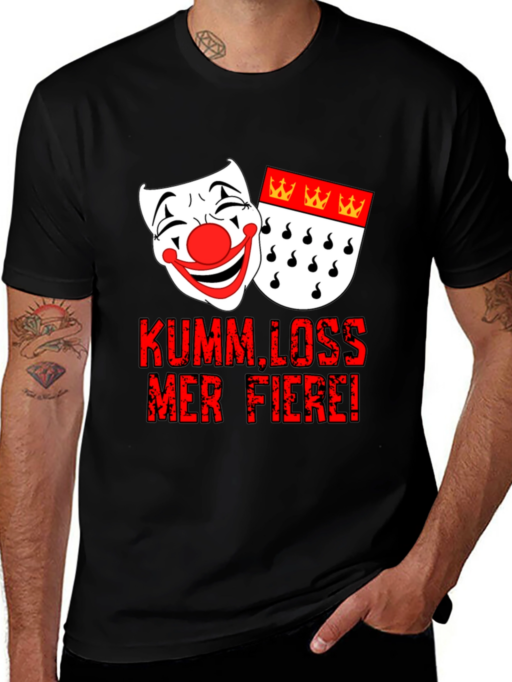 Kumm Loss Mer Fiere! Graphic Tee
