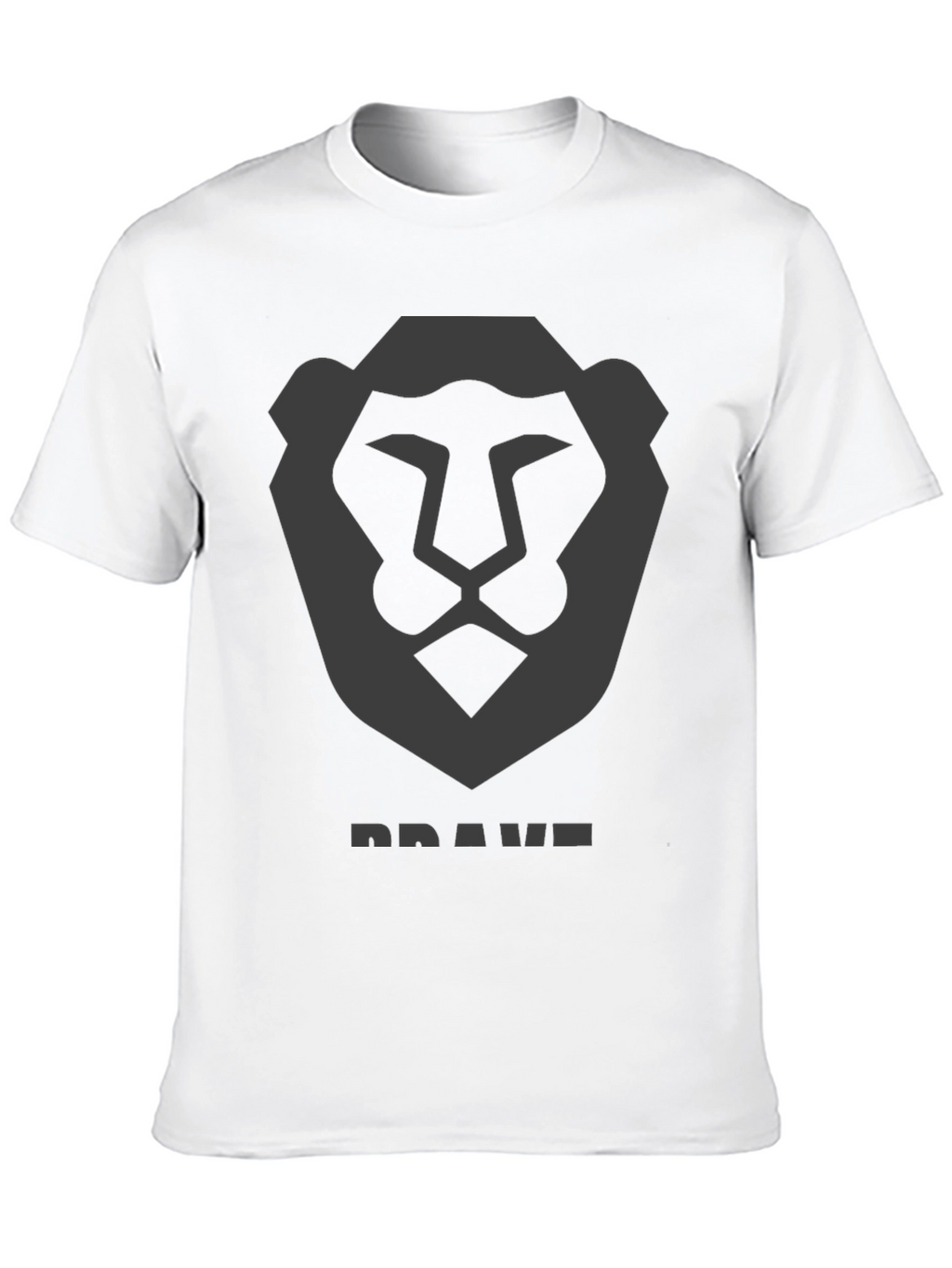 Brave Lion Graphic Tee - Mens Black T-Shirt