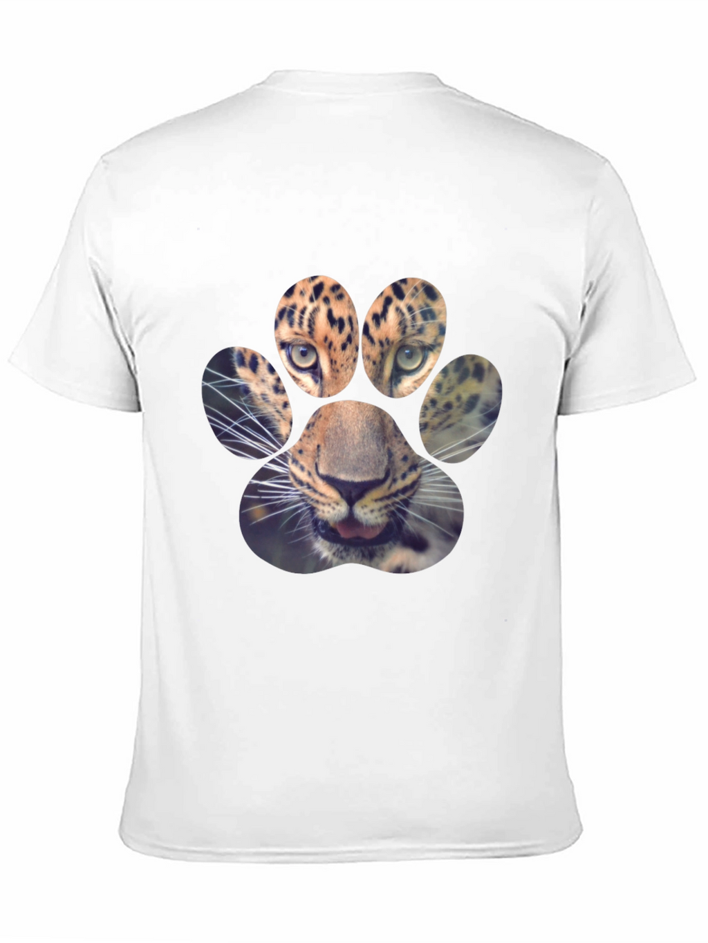 Leopard Paw Print Graphic Tee