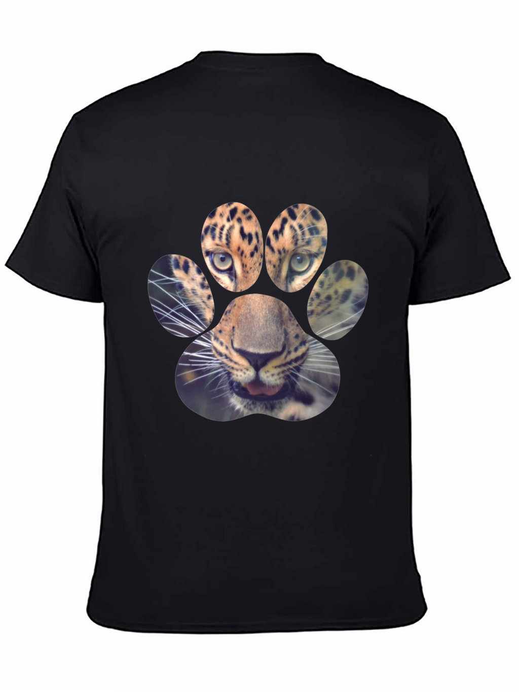 Leopard Paw Print Graphic Tee