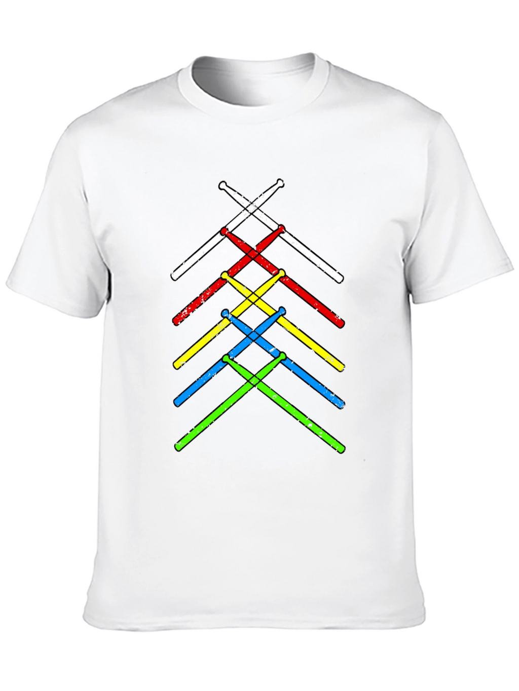Drumsticks Graphic Tee - Music Lovers T-Shirt