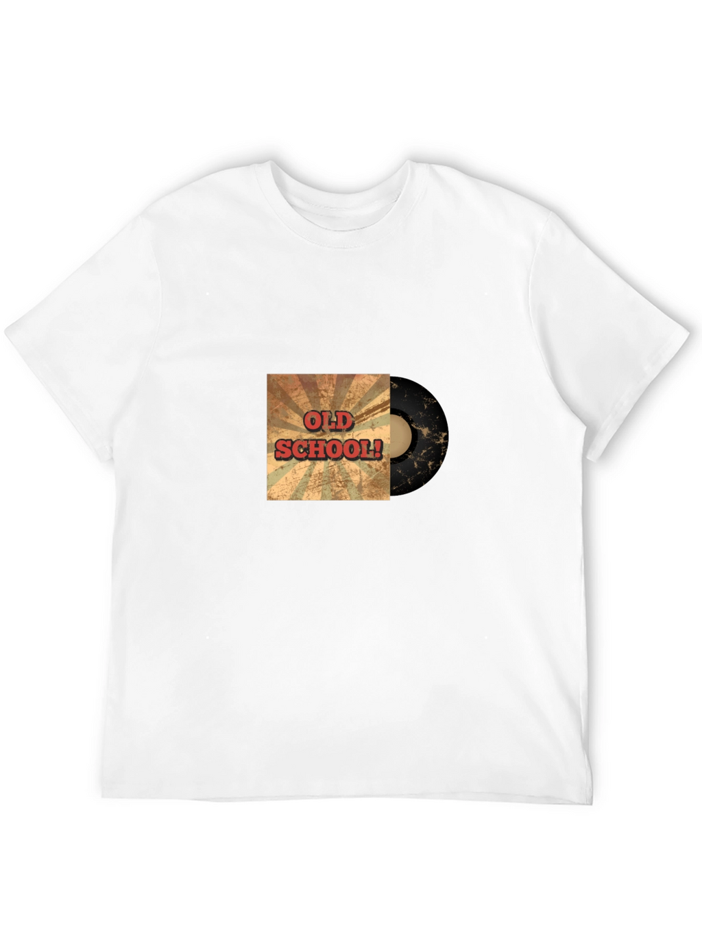 Old School Vinyl Record Graphic Tee