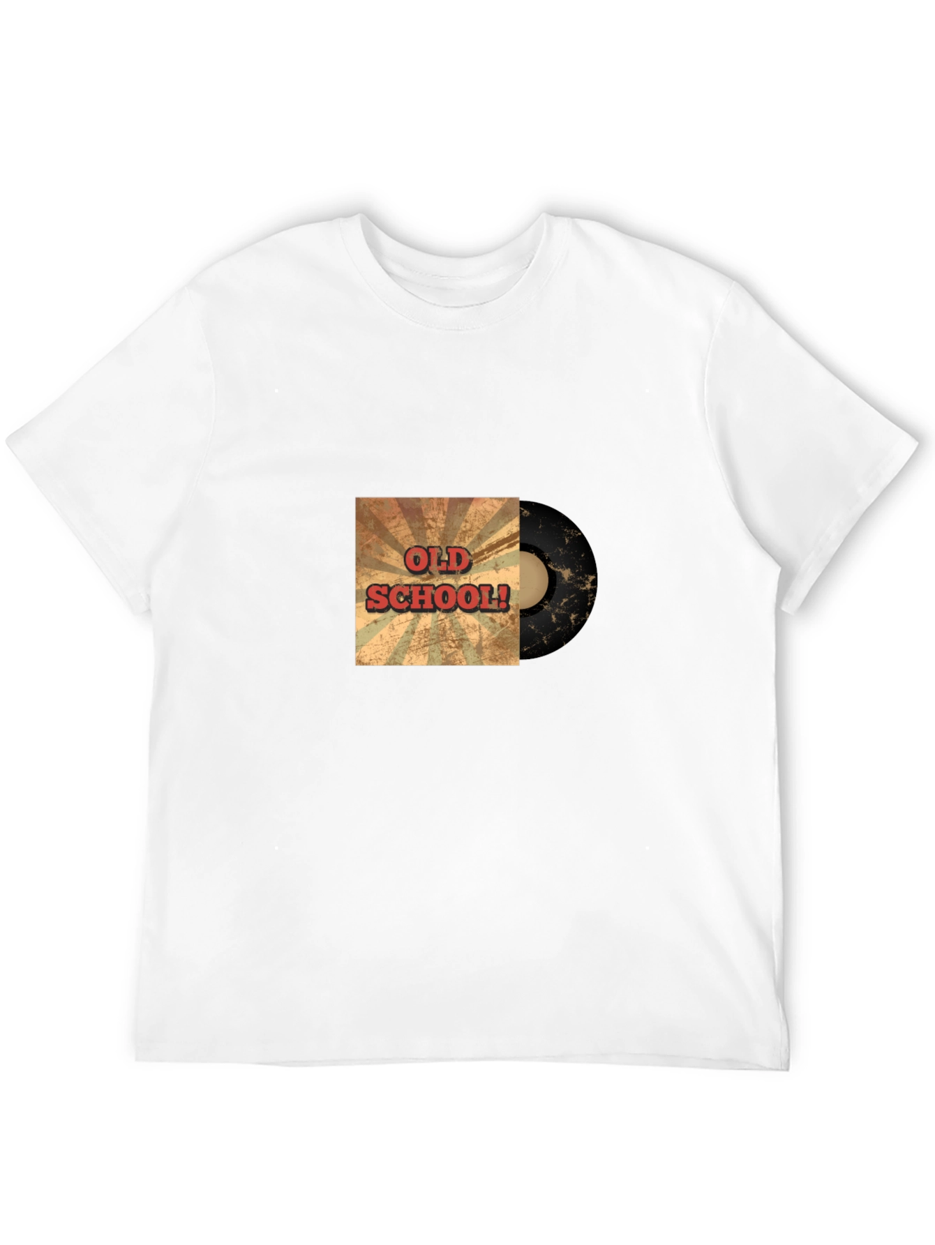 Old School Vinyl Record Graphic Tee