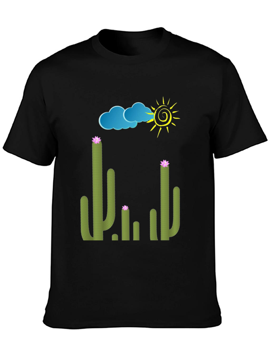 Cactus Graphic Tee - Sunny Desert T-Shirt