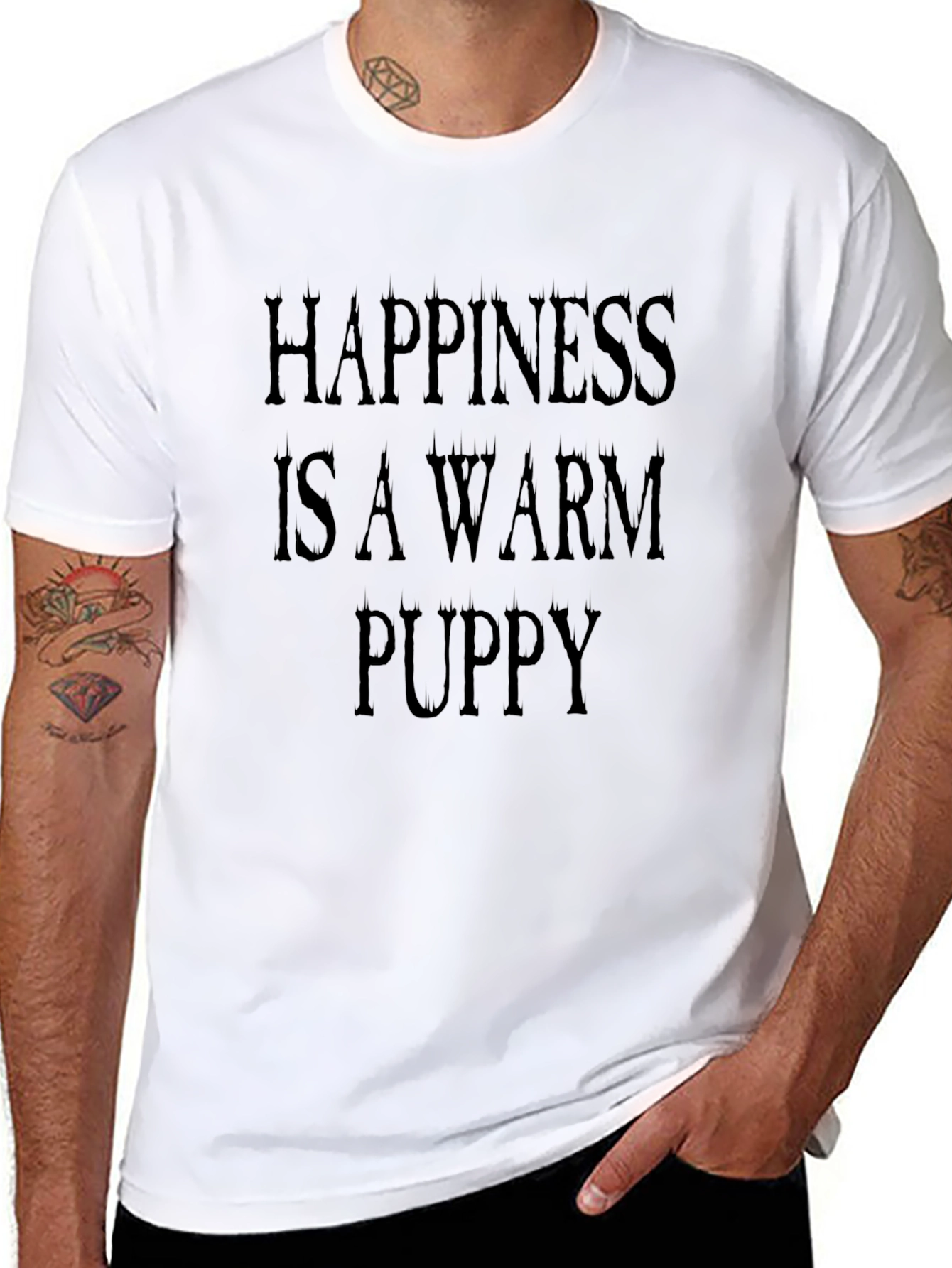 Happiness is a Warm Puppy T-Shirt