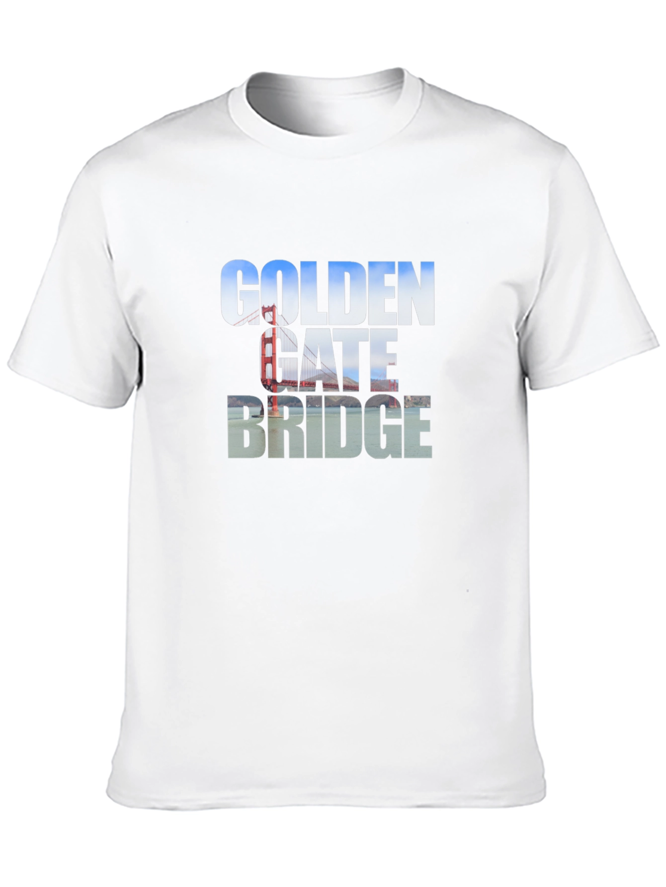 Golden Gate Bridge Black T-Shirt