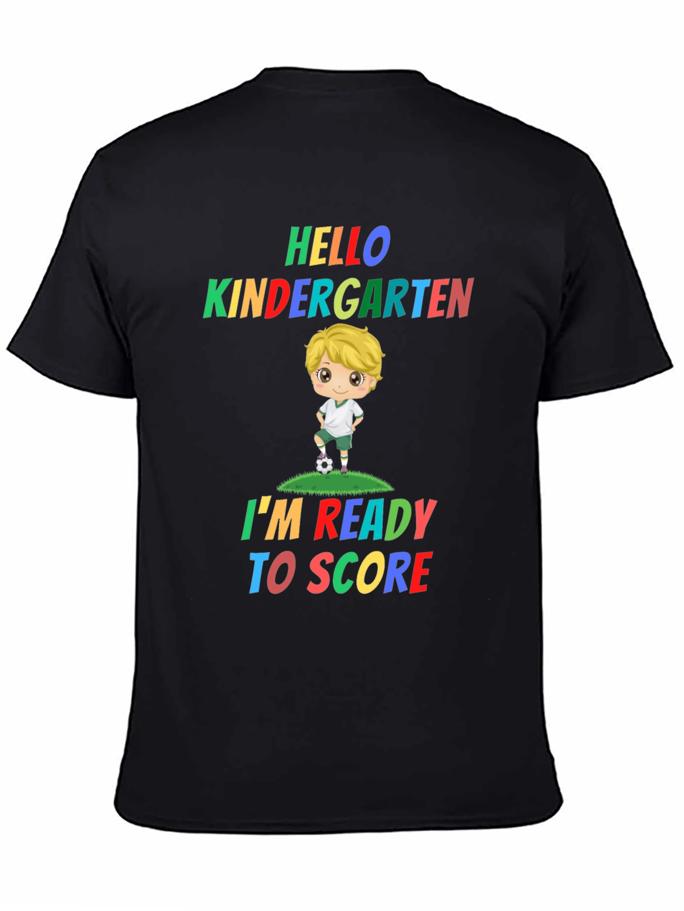 Hello Kindergarten Soccer Kid T-Shirt