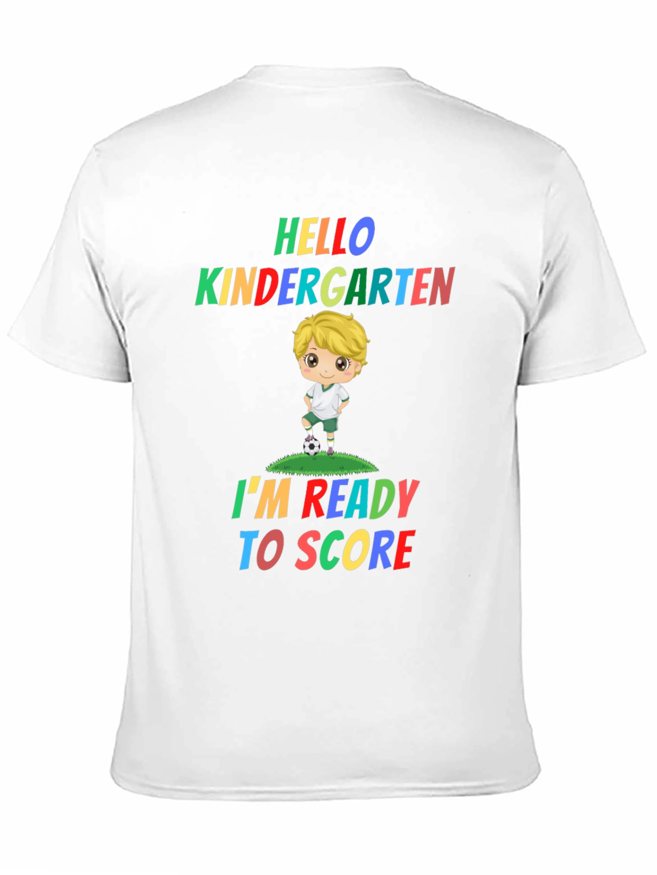Hello Kindergarten Soccer Kid T-Shirt