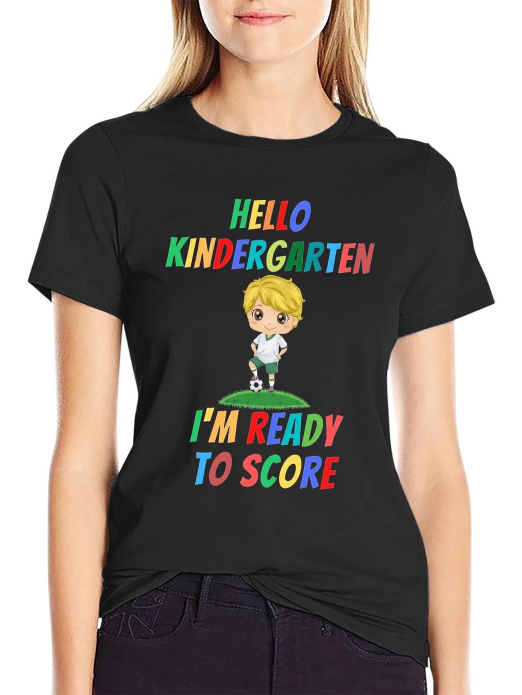 Hello Kindergarten Soccer Kid T-Shirt