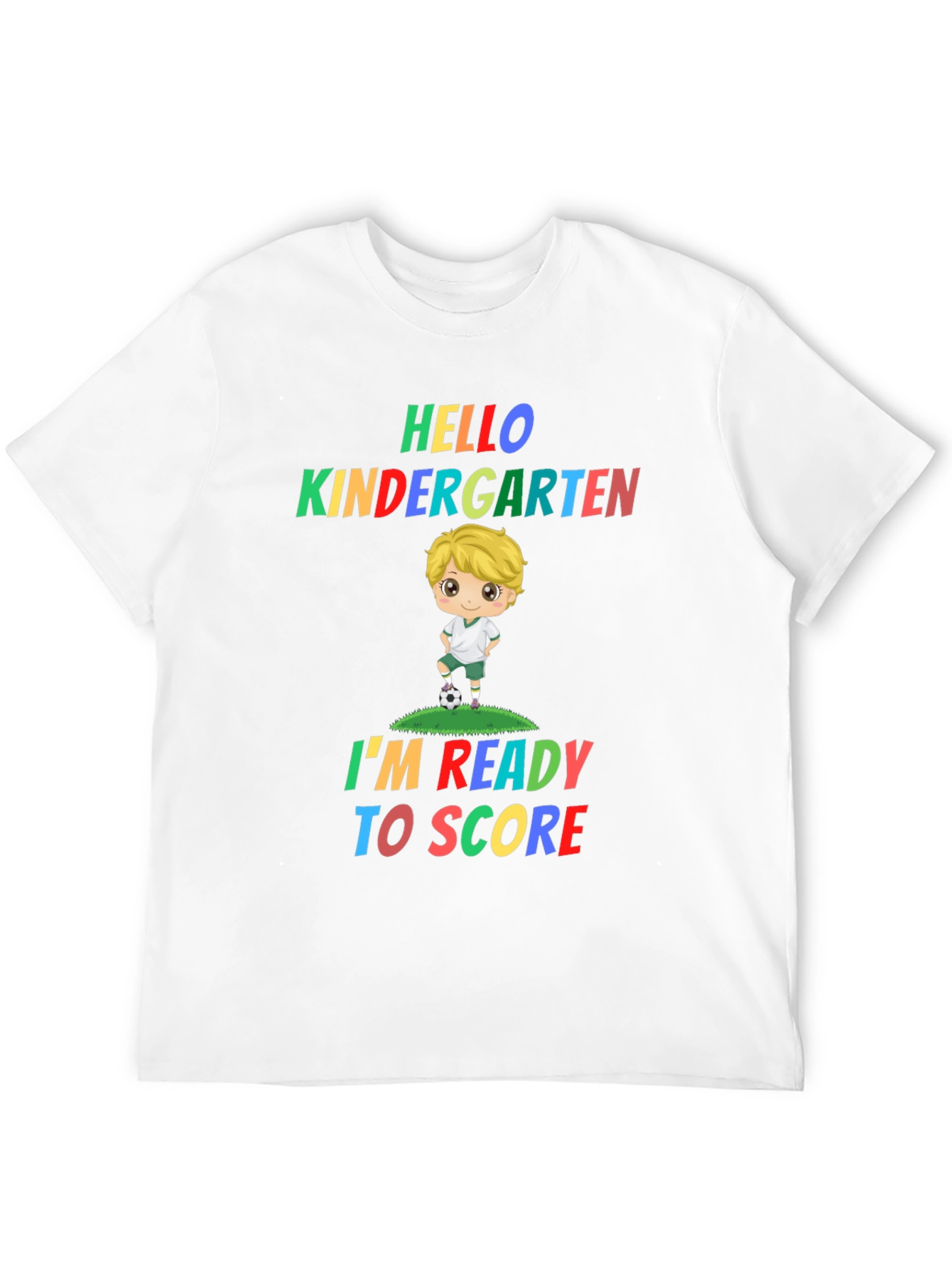 Hello Kindergarten Soccer Kid T-Shirt