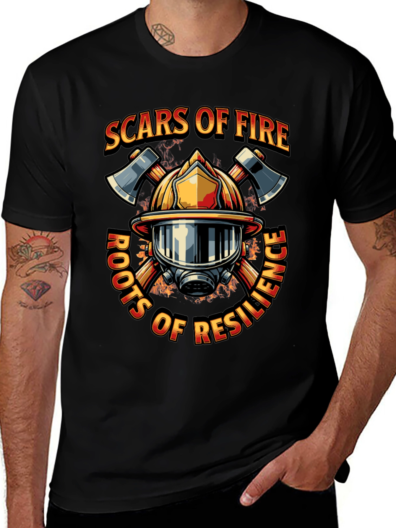 Firefighter Resilience Graphic Tee