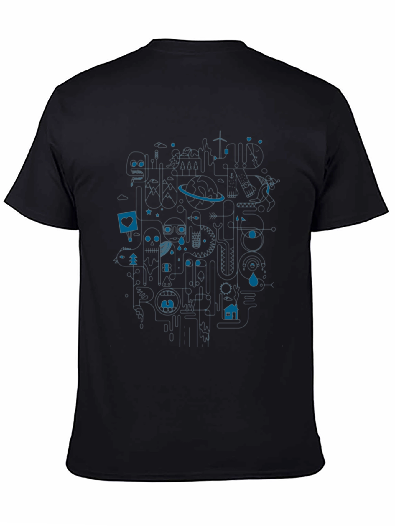Modern Art Graphic Print Tee