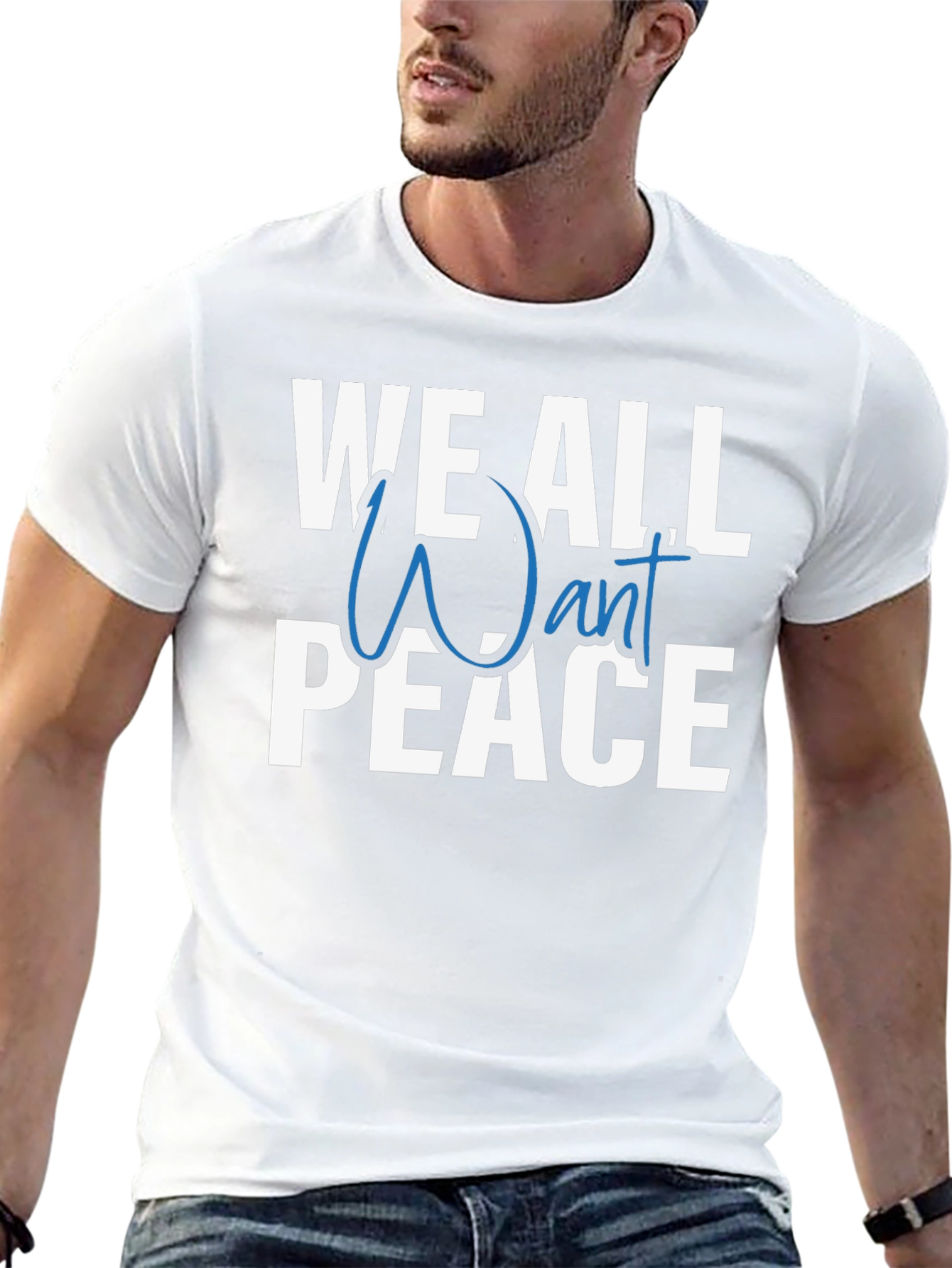 We All Want Peace Graphic T-Shirt
