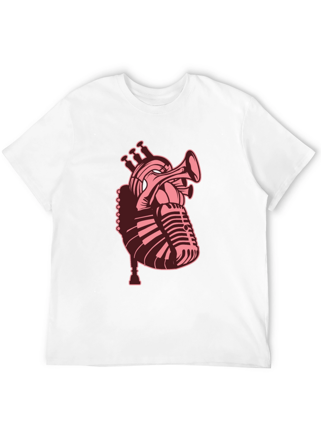 Musical Heart T-Shirt - Stylish Graphic Tee