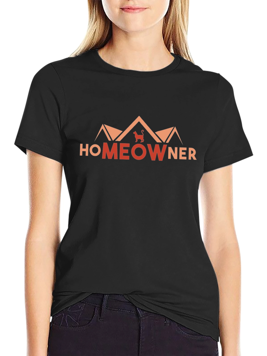 Homeowner Cat Graphic T-Shirt